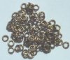 100 4mm Antique Gold Jump Rings